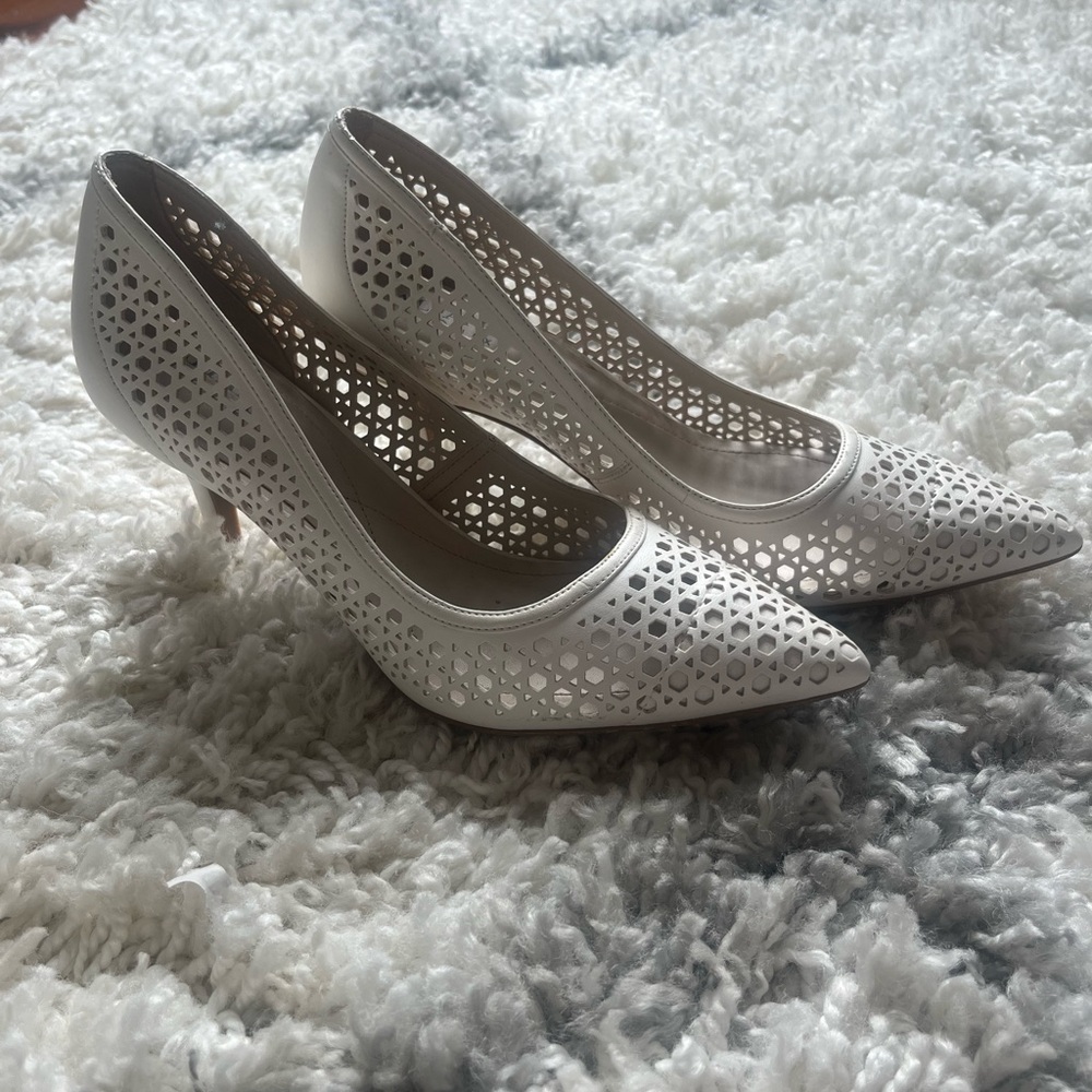 Alfani White Heels